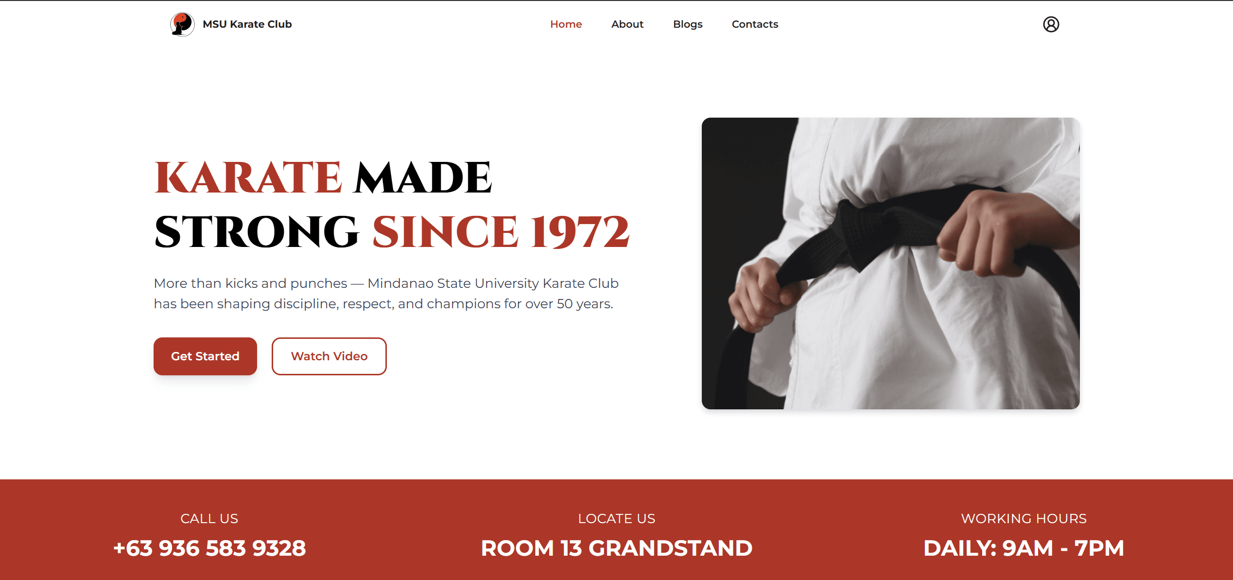 MSU Karate Club Management System